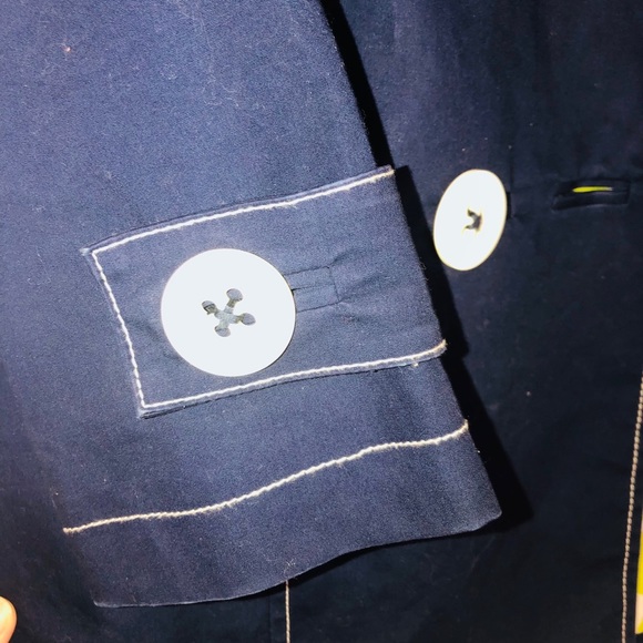 Boden Navy Blue Trench - Picture 8 of 8